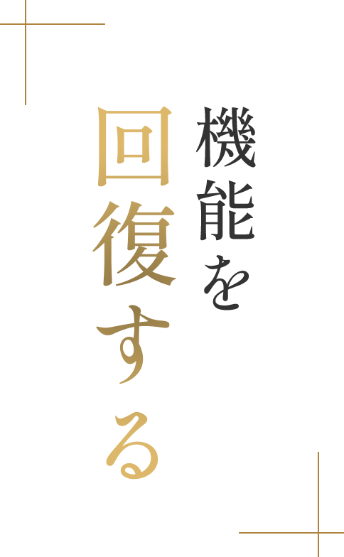 機能を回復する